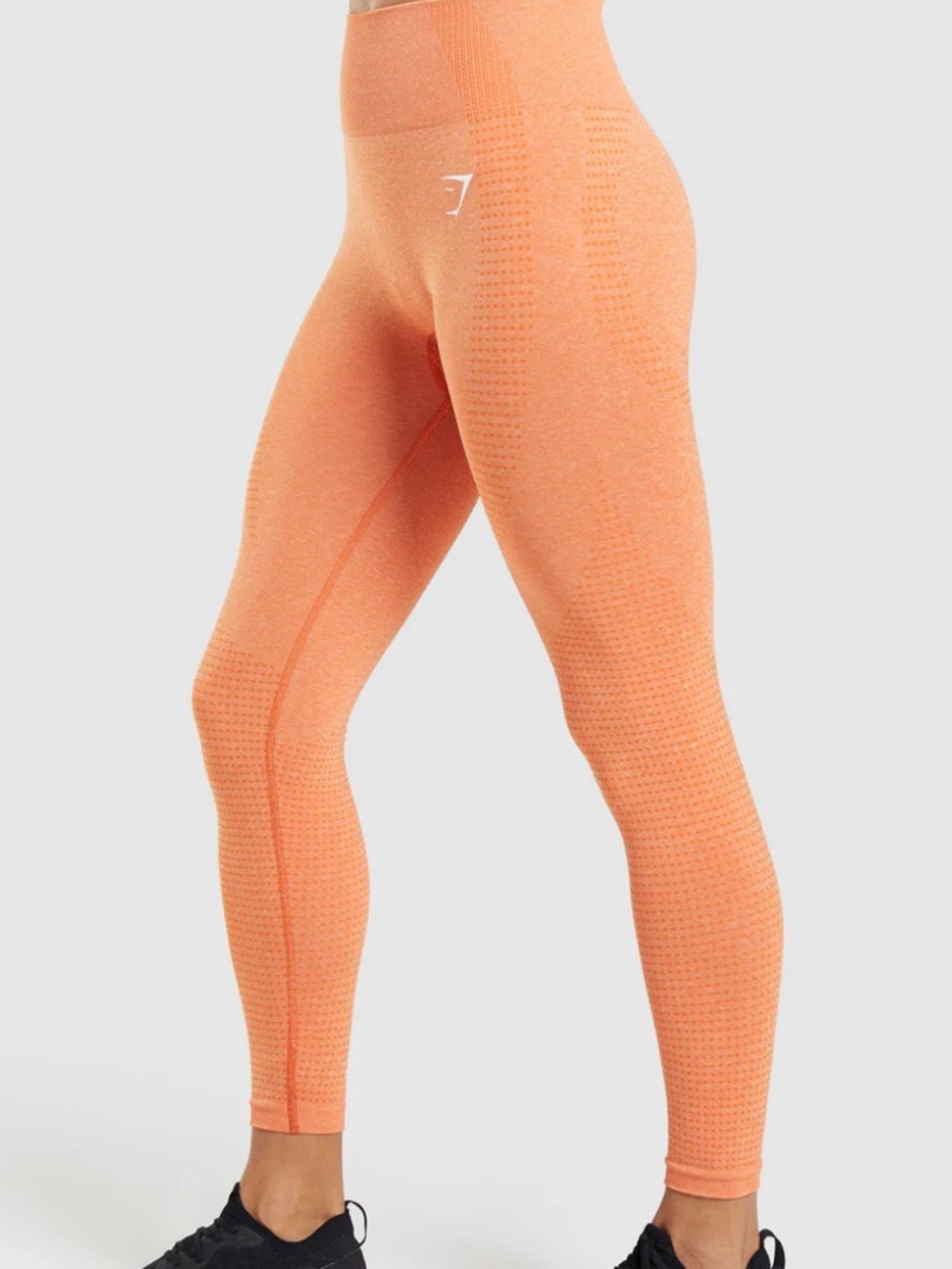 Gymshark Coral Orange Seamless Vital High-Waist Activewear Leggings Size XS/S - Picture 2 of 12